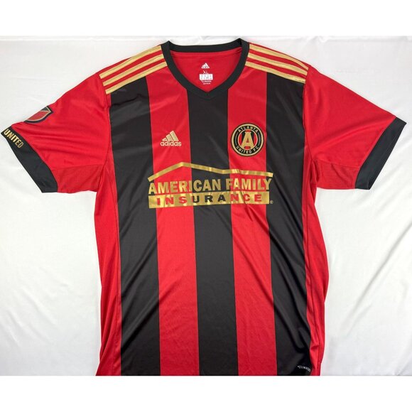 Adidas Atlanta United FC 2017 Inaugural MLS Home Soccer Jersey Men's Size XL - Picture 1 of 9